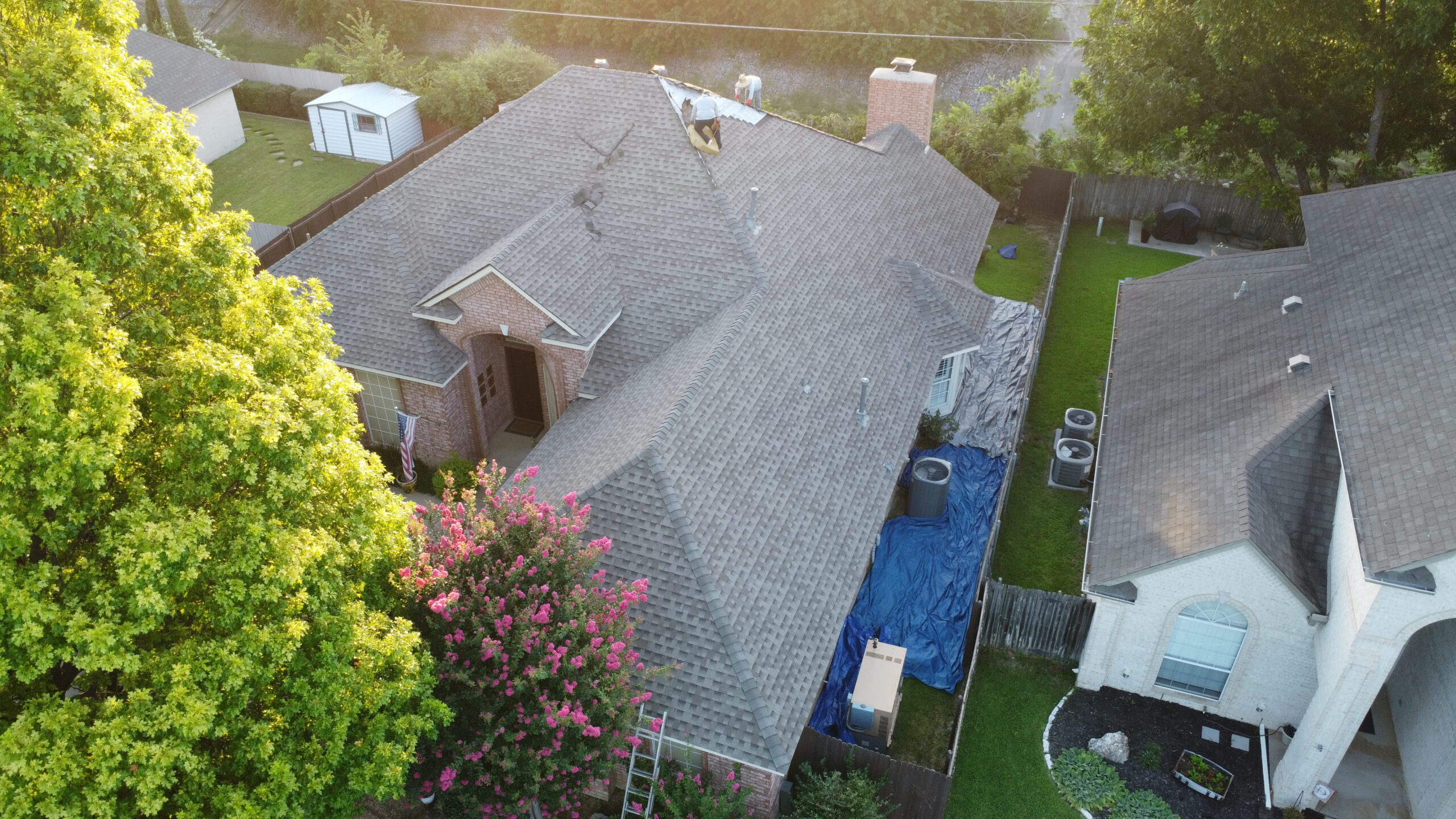 Tear Off Phase Large Roof